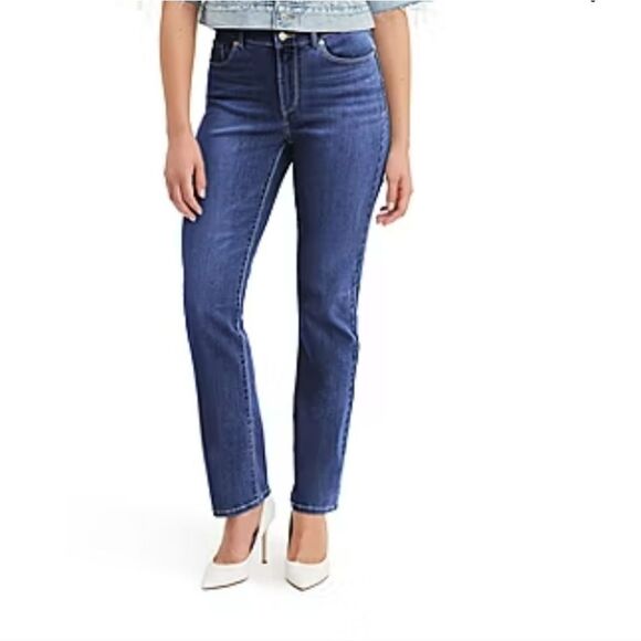 🆕️👖Levi's Classic Midrise Skinny Medium Wash Jeans, Sz 10 - Picture 2 of 7